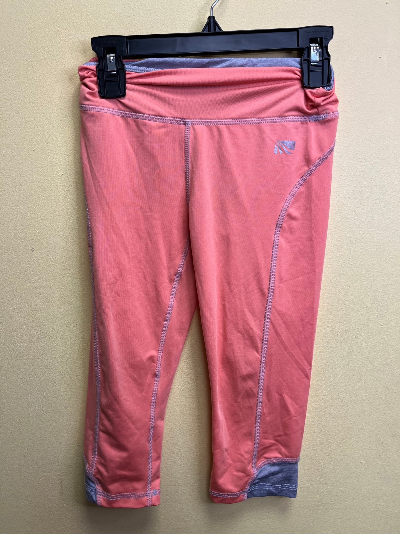 Girls 7/8 Pink Pull On Capri Leggings Workout Pants