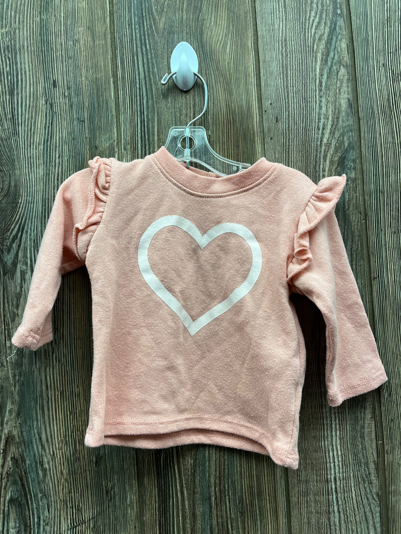 Girl 3-6 mo Pink Sweater with Heart