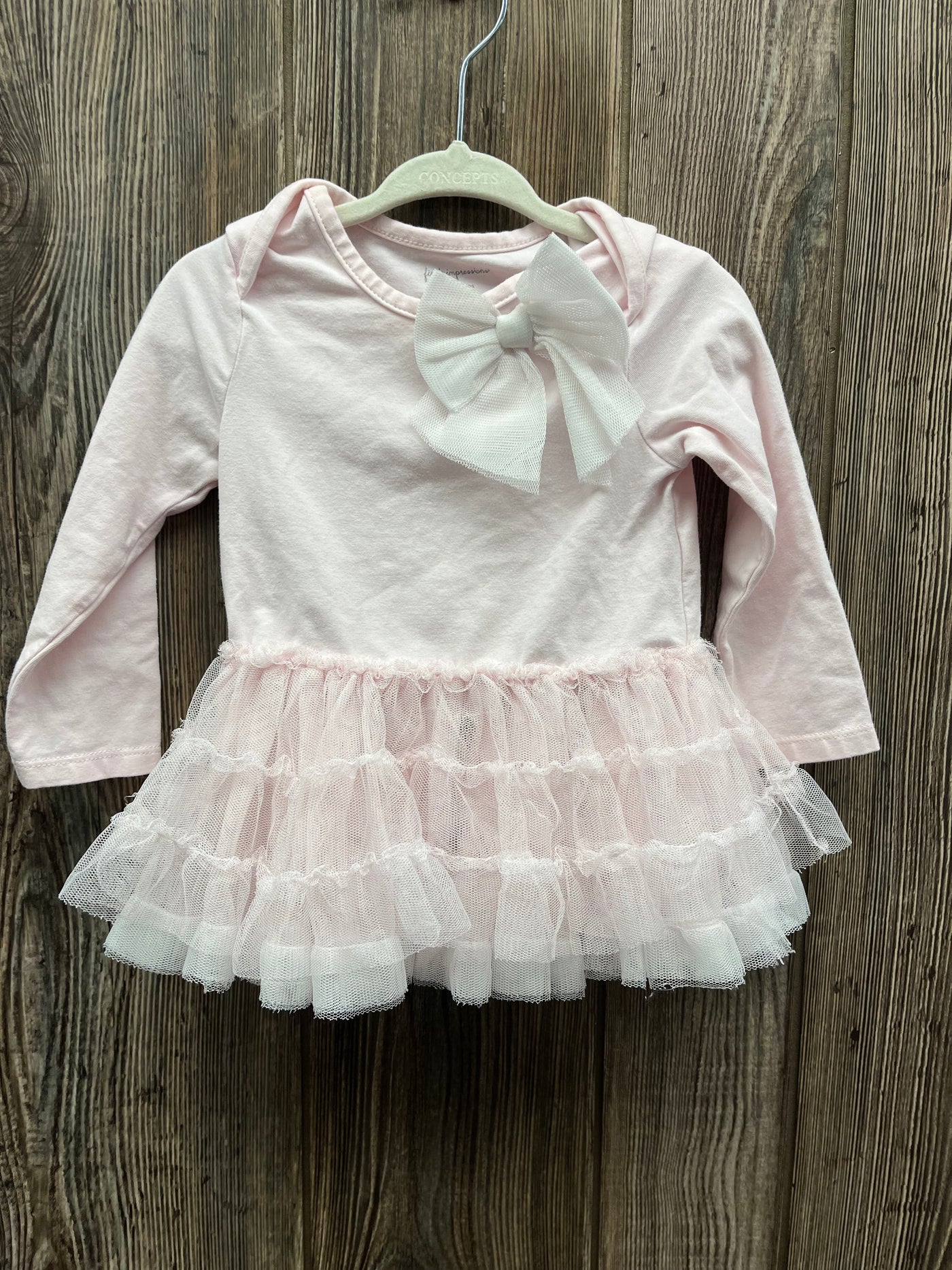 Girls 6-9 mo Pink Long Sleeve Top