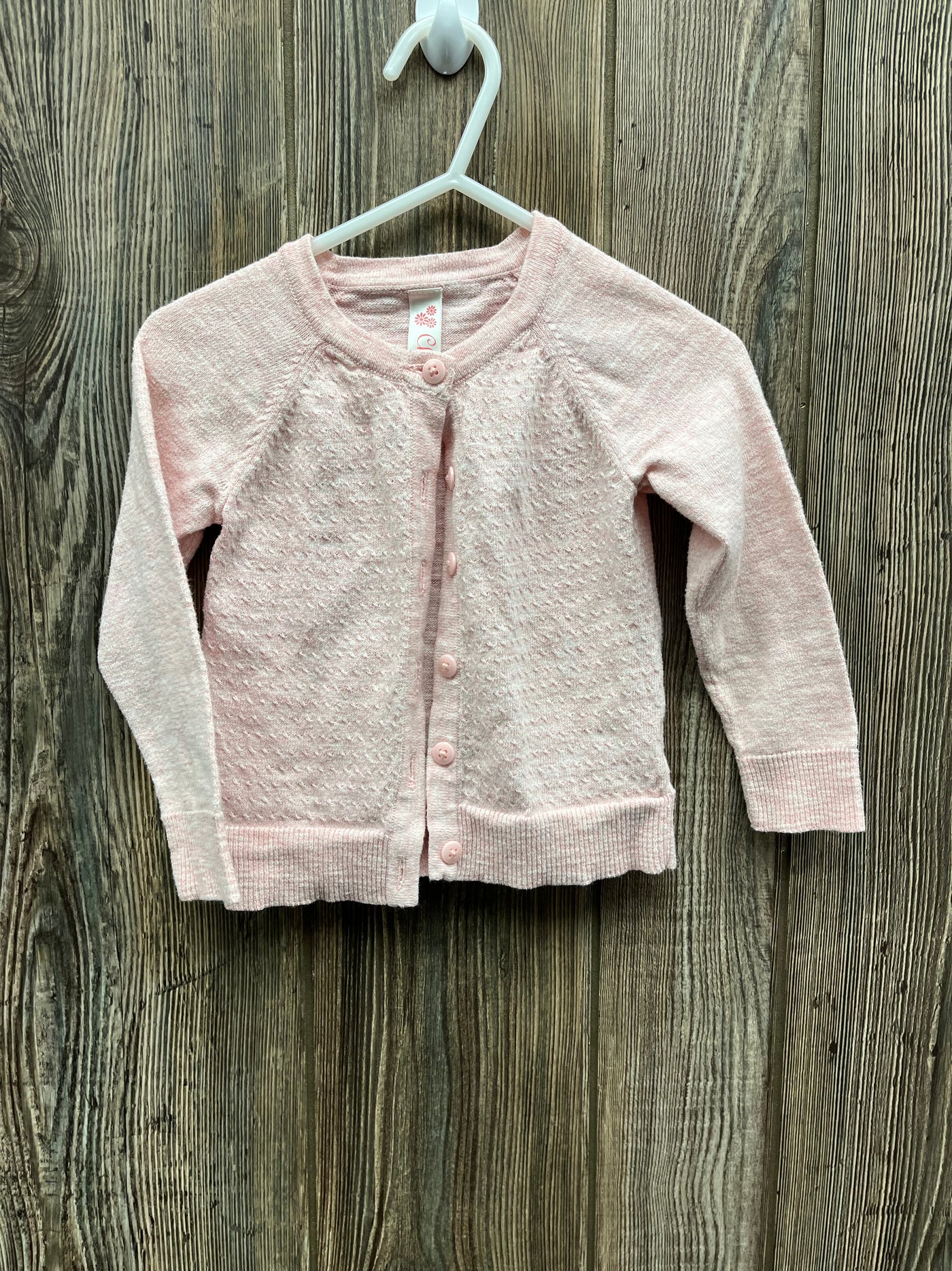 Girls 18 mo Light Pink Long Sleeve Cardigan Sweater