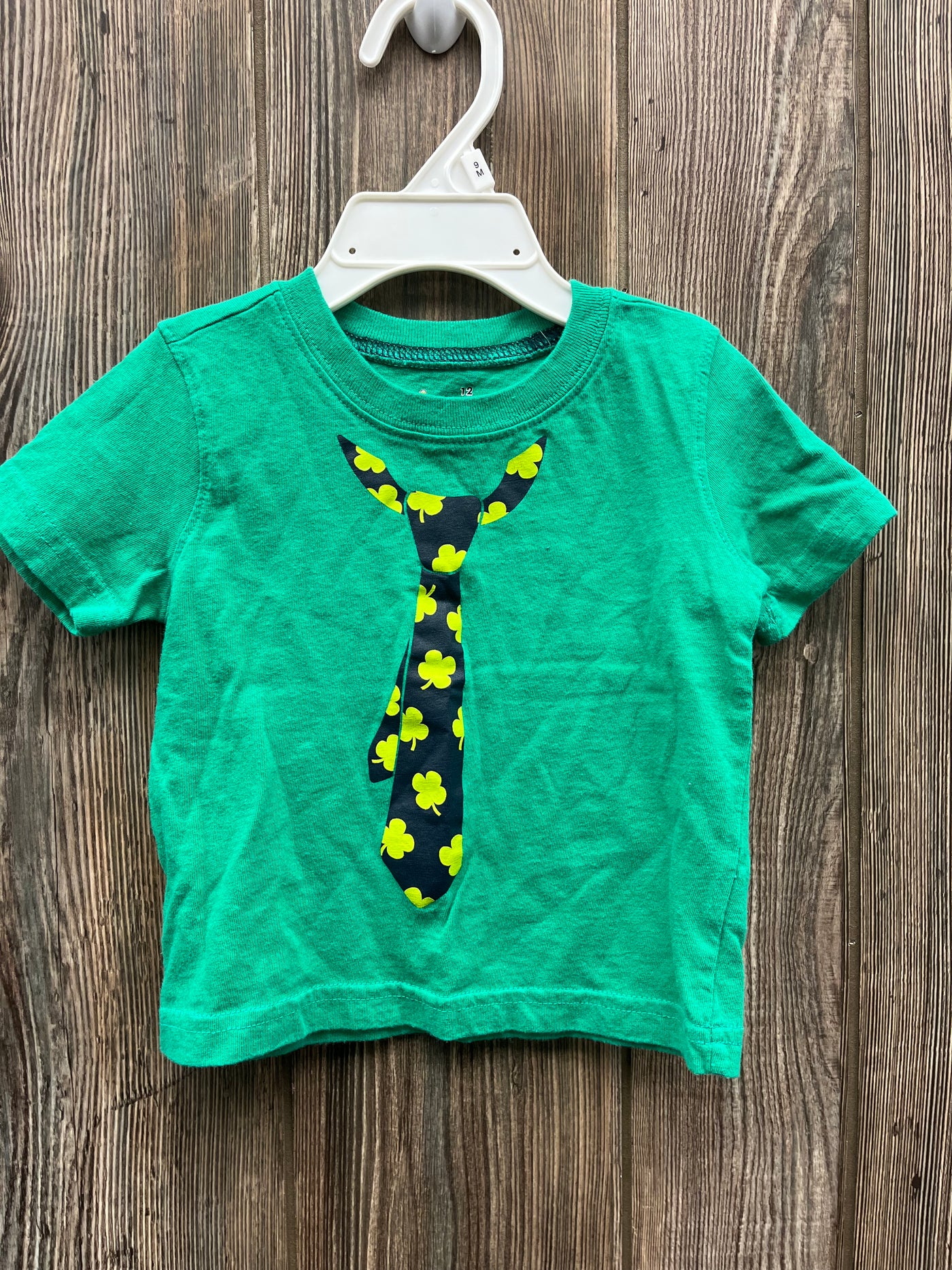 Boy 12 mo Shamrock Tie Shirt