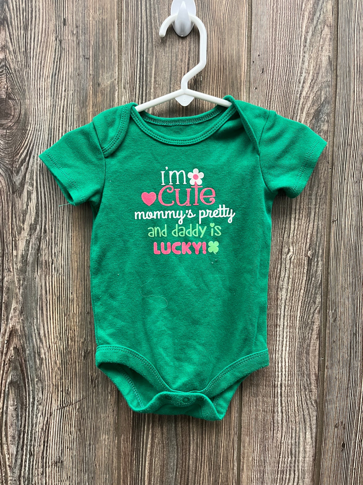 Girl 6-9 mo Im Cute Onesie