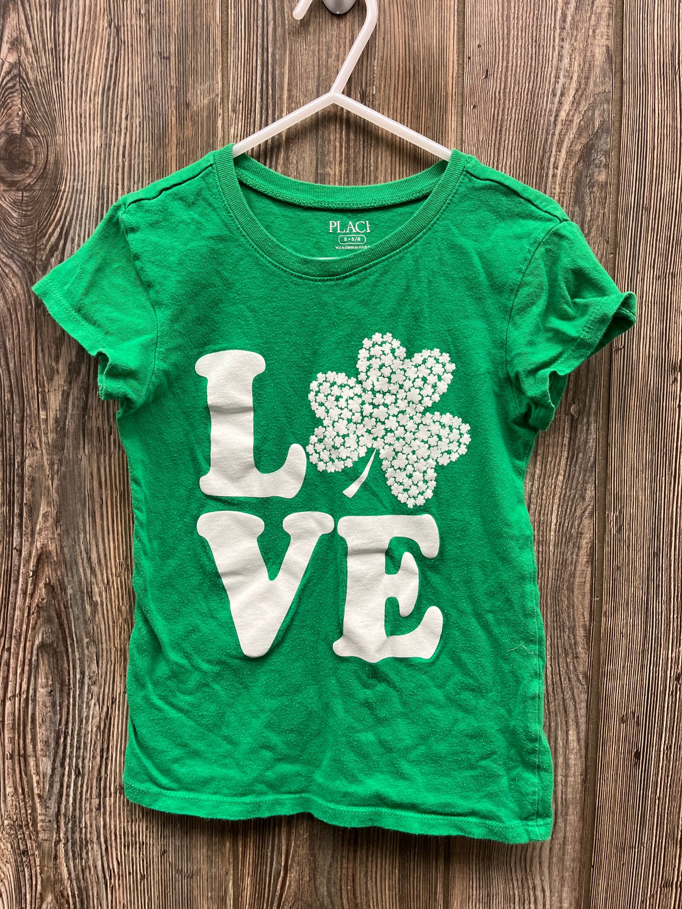 Girl 5/6 Love with Shamrock Shirt