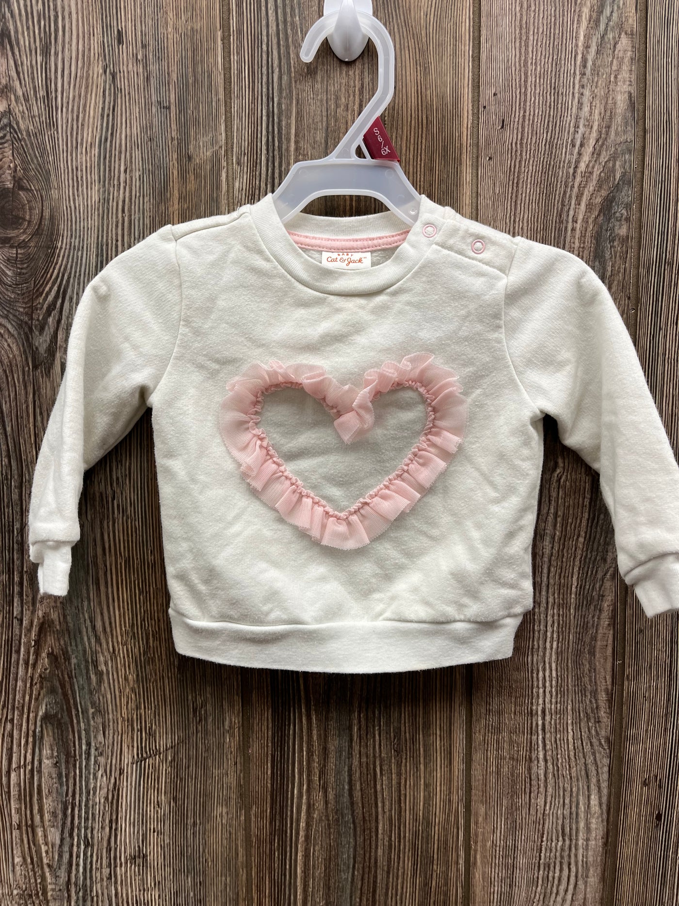 Girl 12 mo Pink Heart Sweater