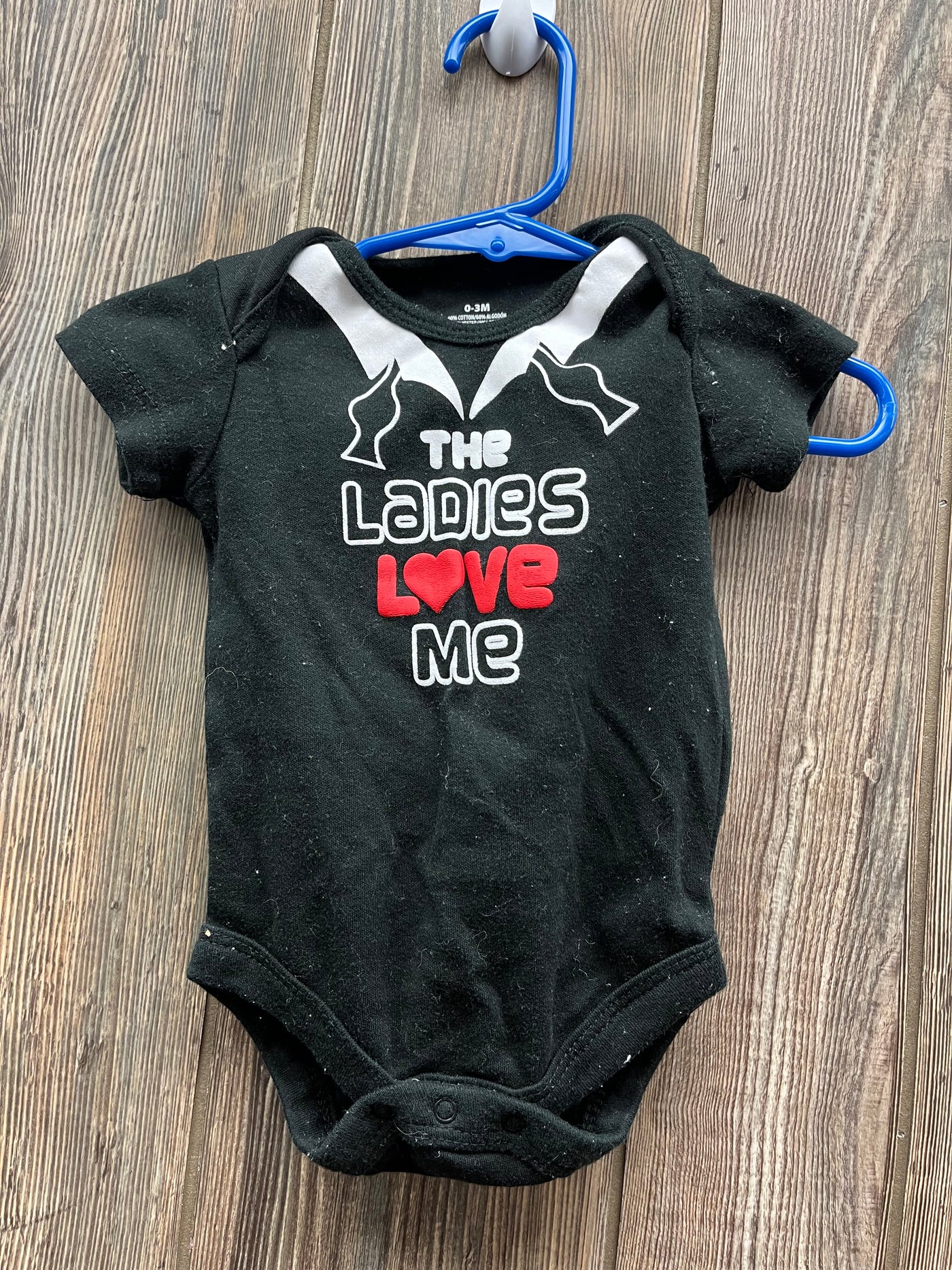 Boys 0-3 mo The Ladys Love Me Onesie