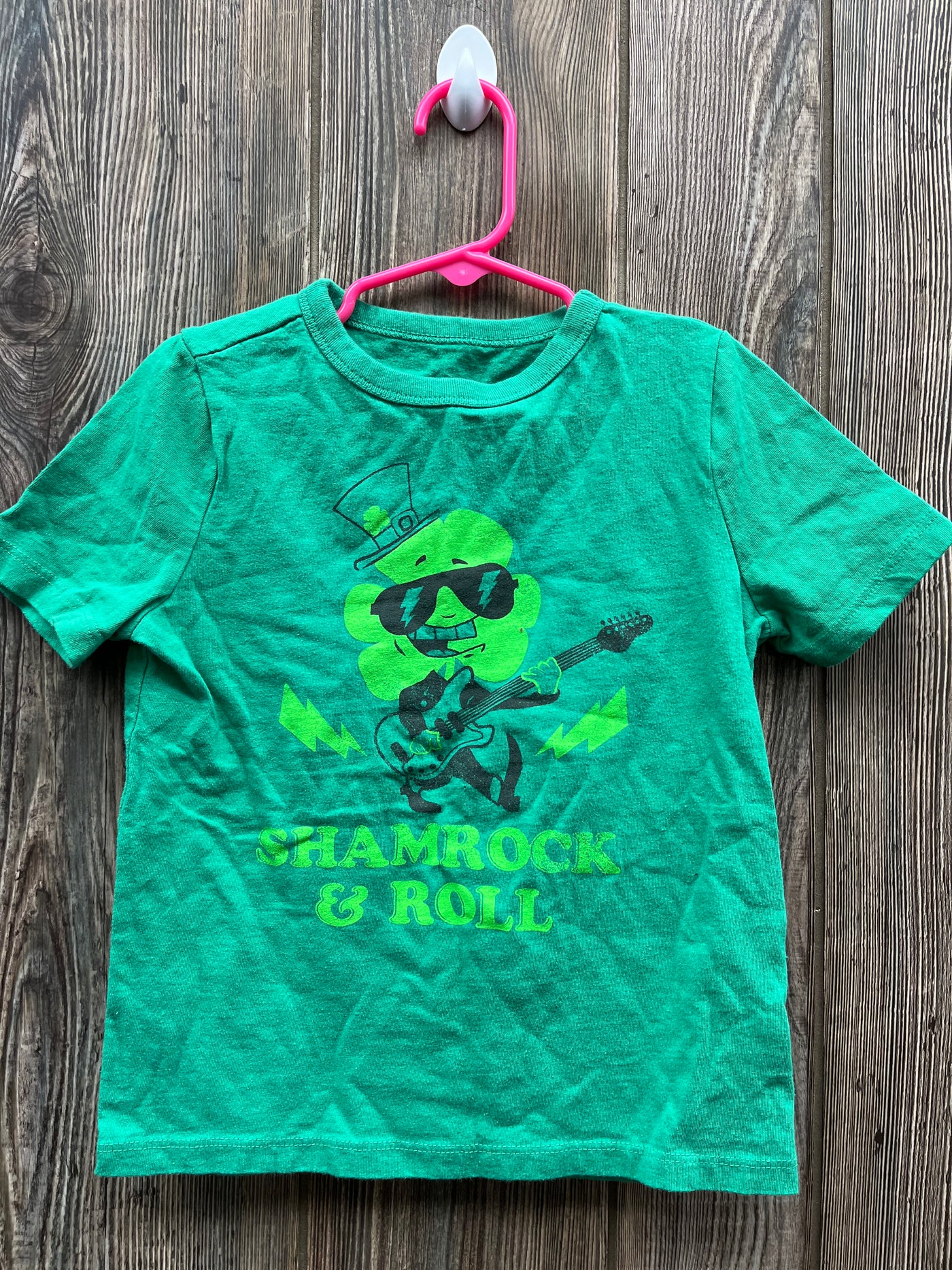 Boys XS Shamrock & Roll Shirt