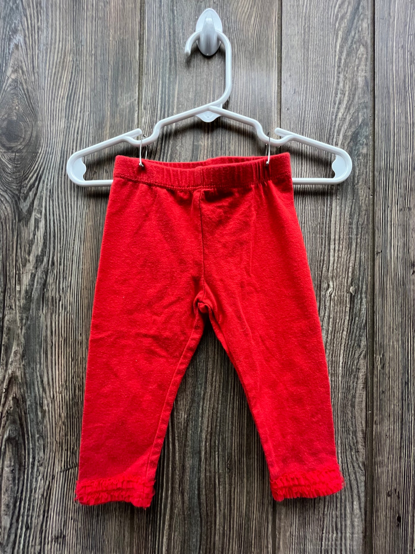 Girls 6-9 mo Red Pants