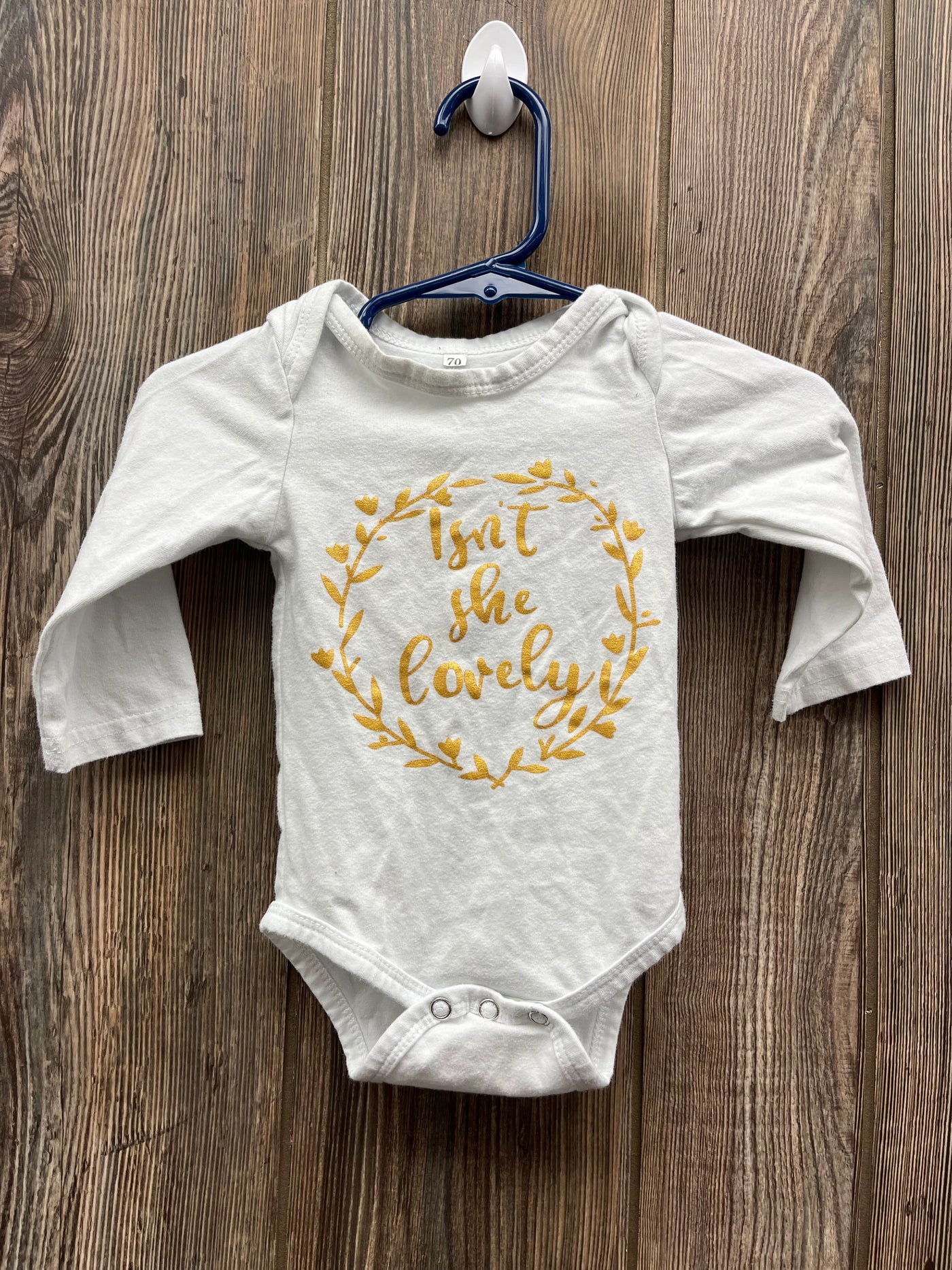 Girl 0-6 mo Isn't She Lovely Onesie