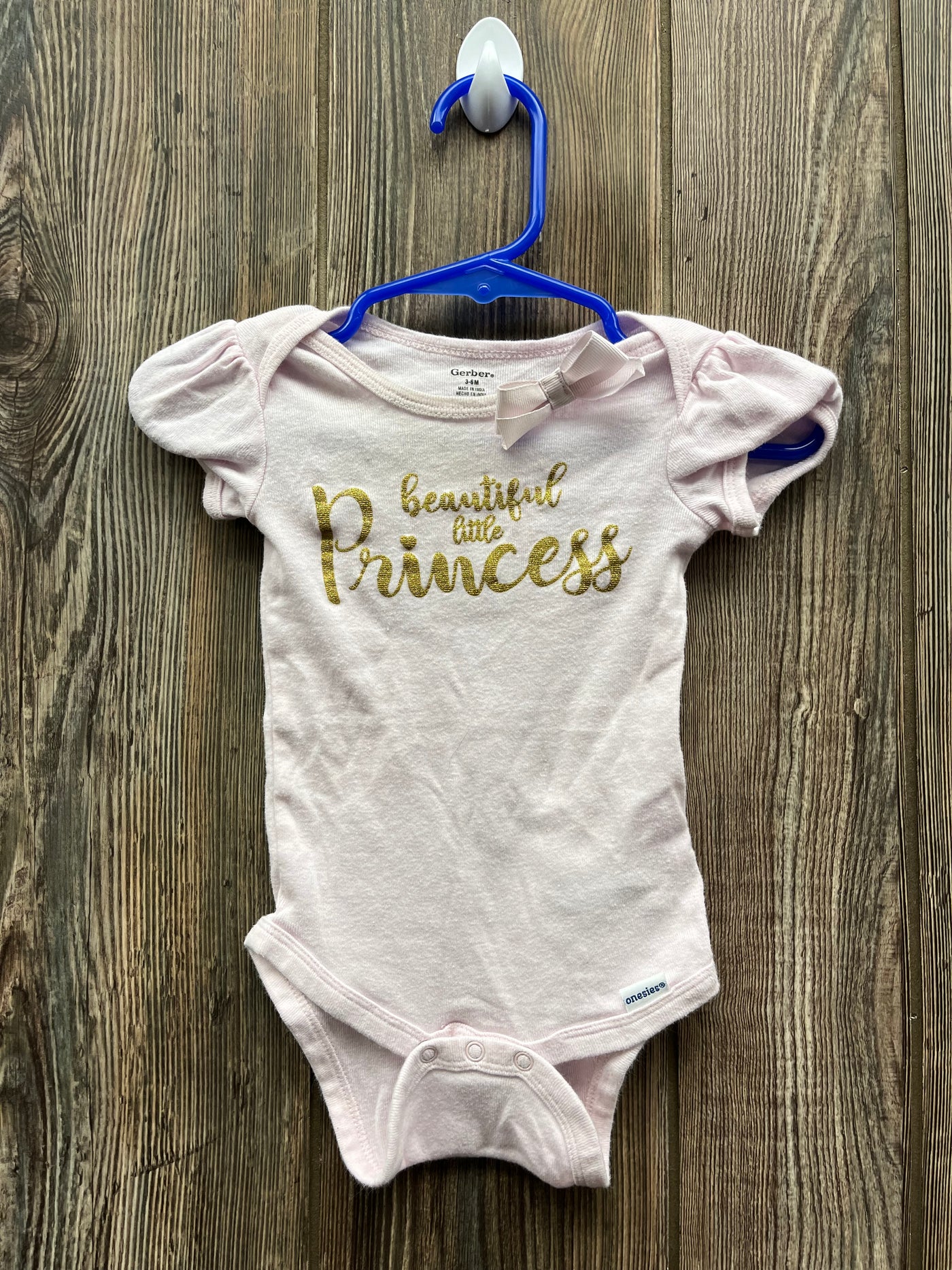 Girl 3-6 mo Princess Onesie