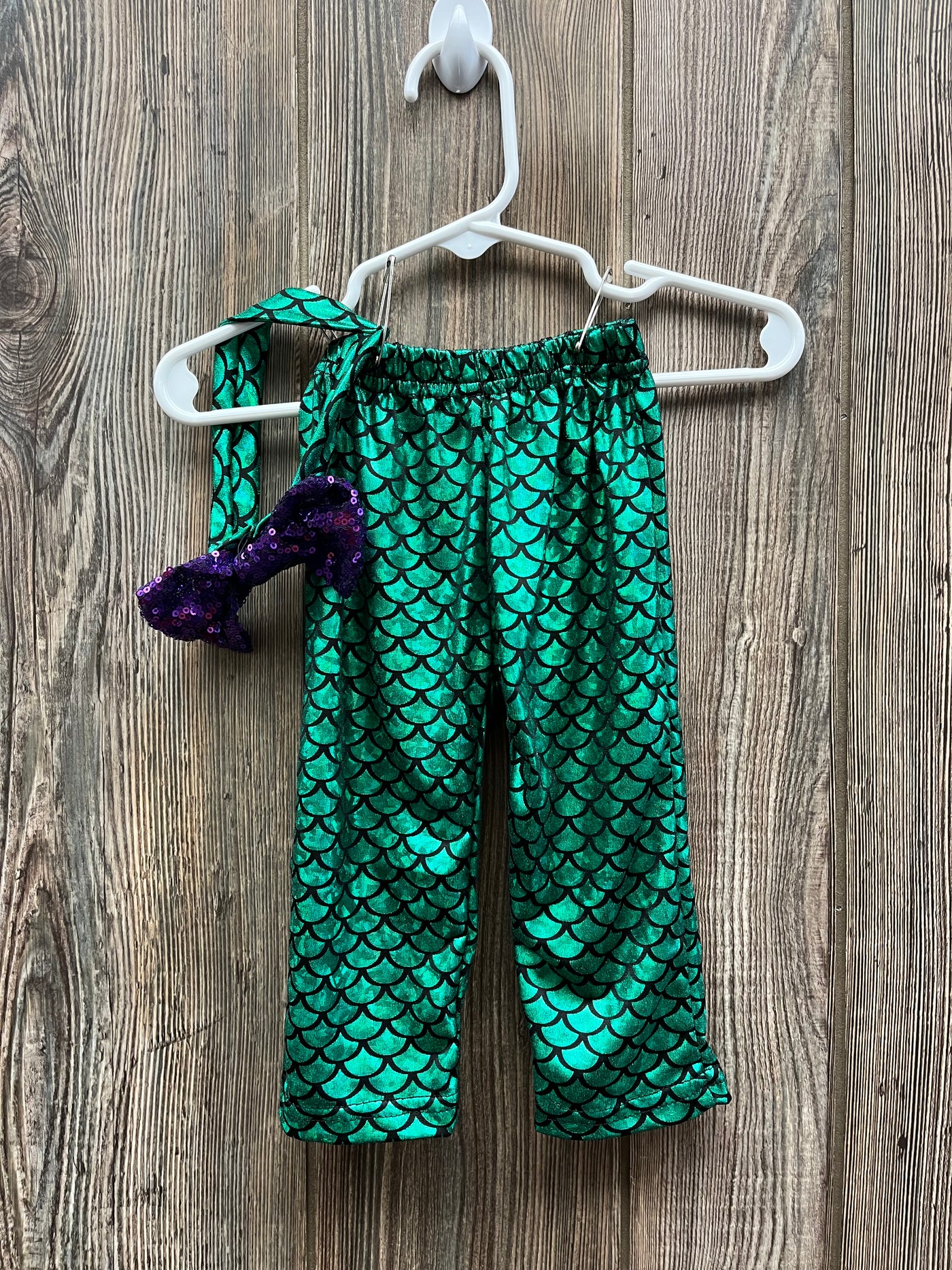 Girl 6 mo Mermaid Pants with Headband