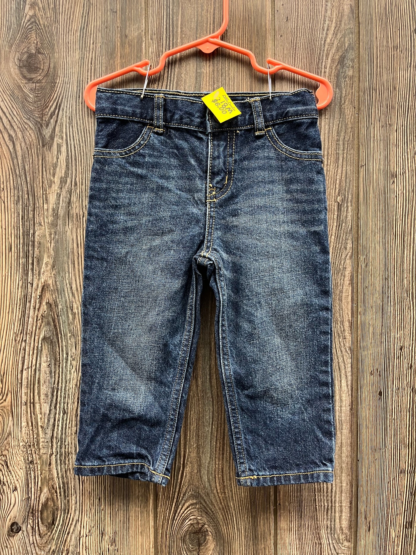 Boys 18 mo Blue Jeans Zipped Pants