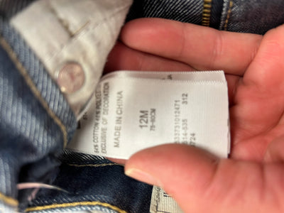 Boys 12 mo Blue Jeans Zip Levi's 514 Pants