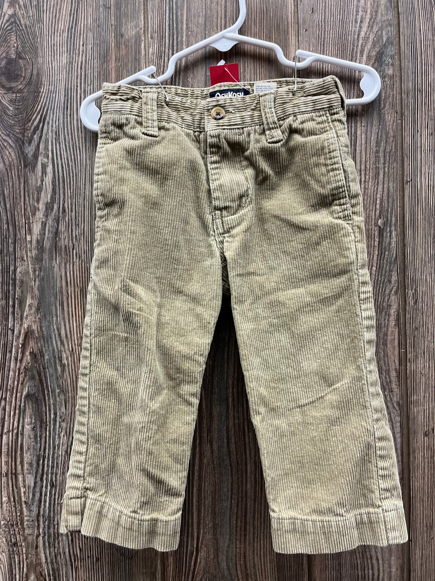 Boys 18 mo Tan Corduroy Jeans Zipped Pants