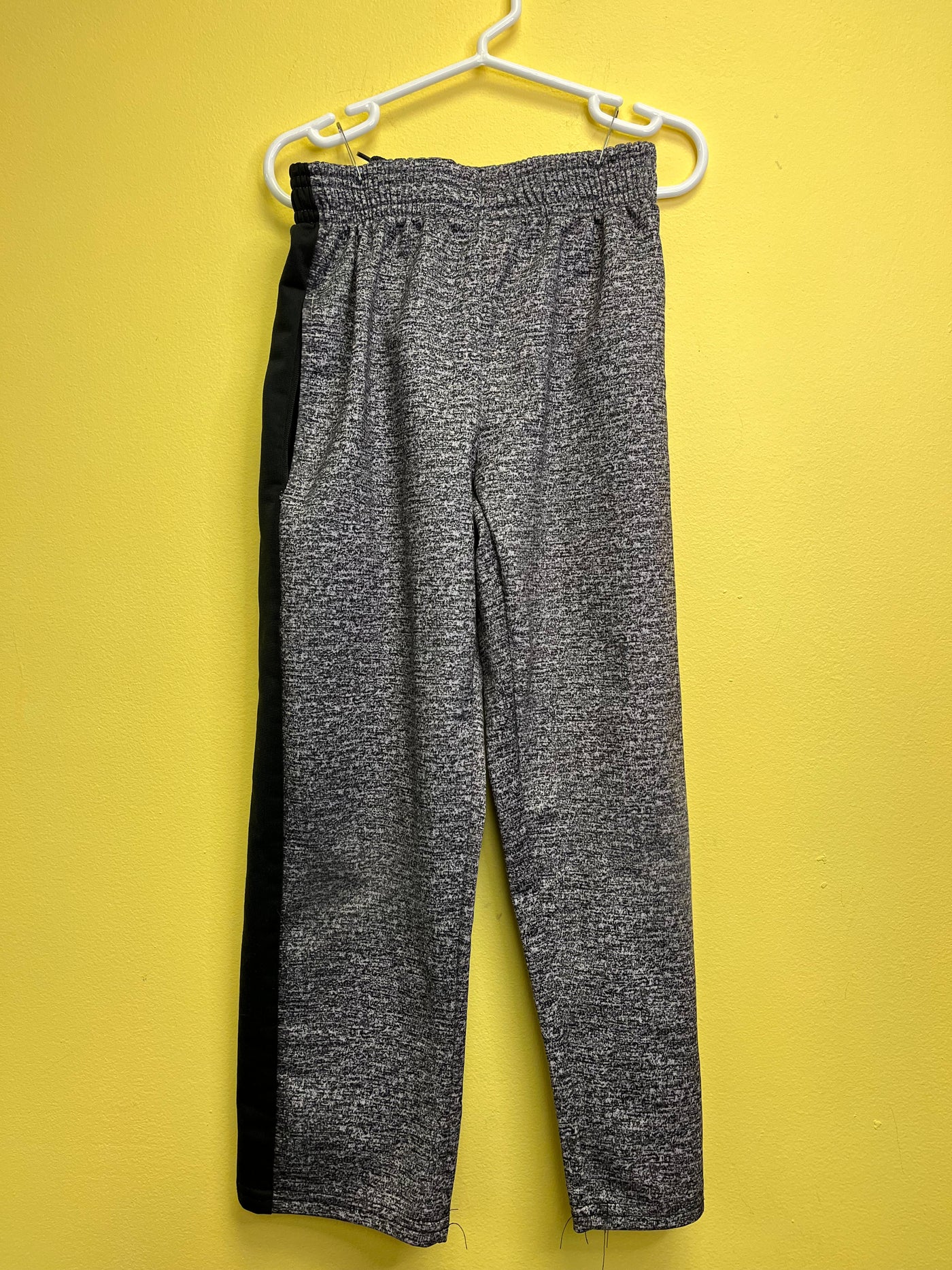 Boys 6 Gray Pull On Pants with Black Stripes