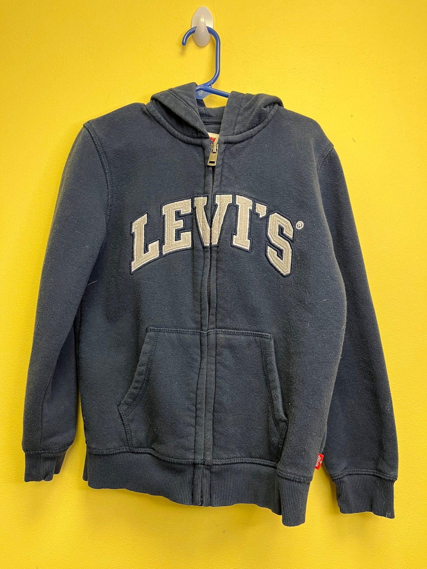 Boys 6/7 Blue Zip Up Levi's Hoodie