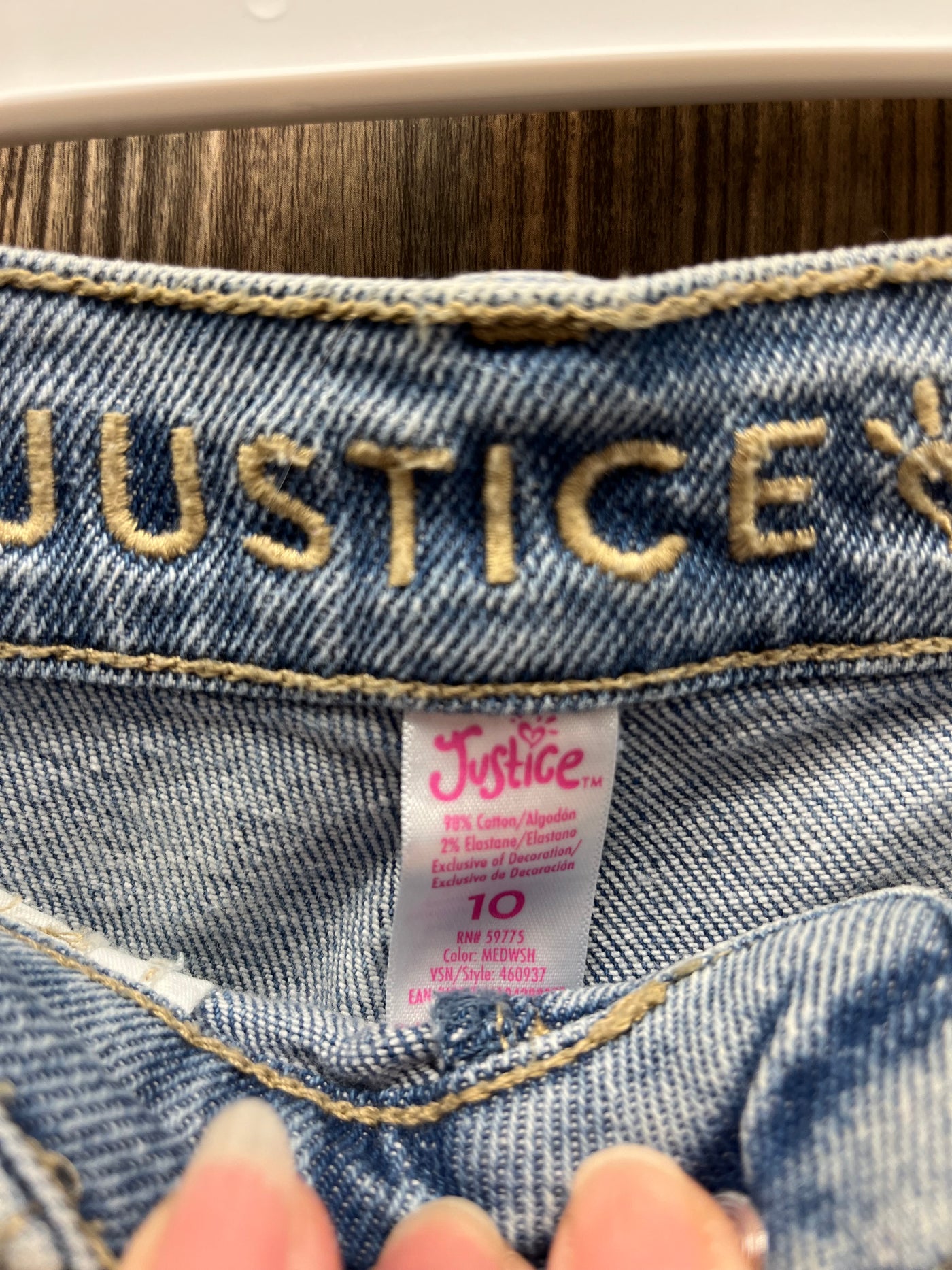 Girls 10 Justice Love Jeans