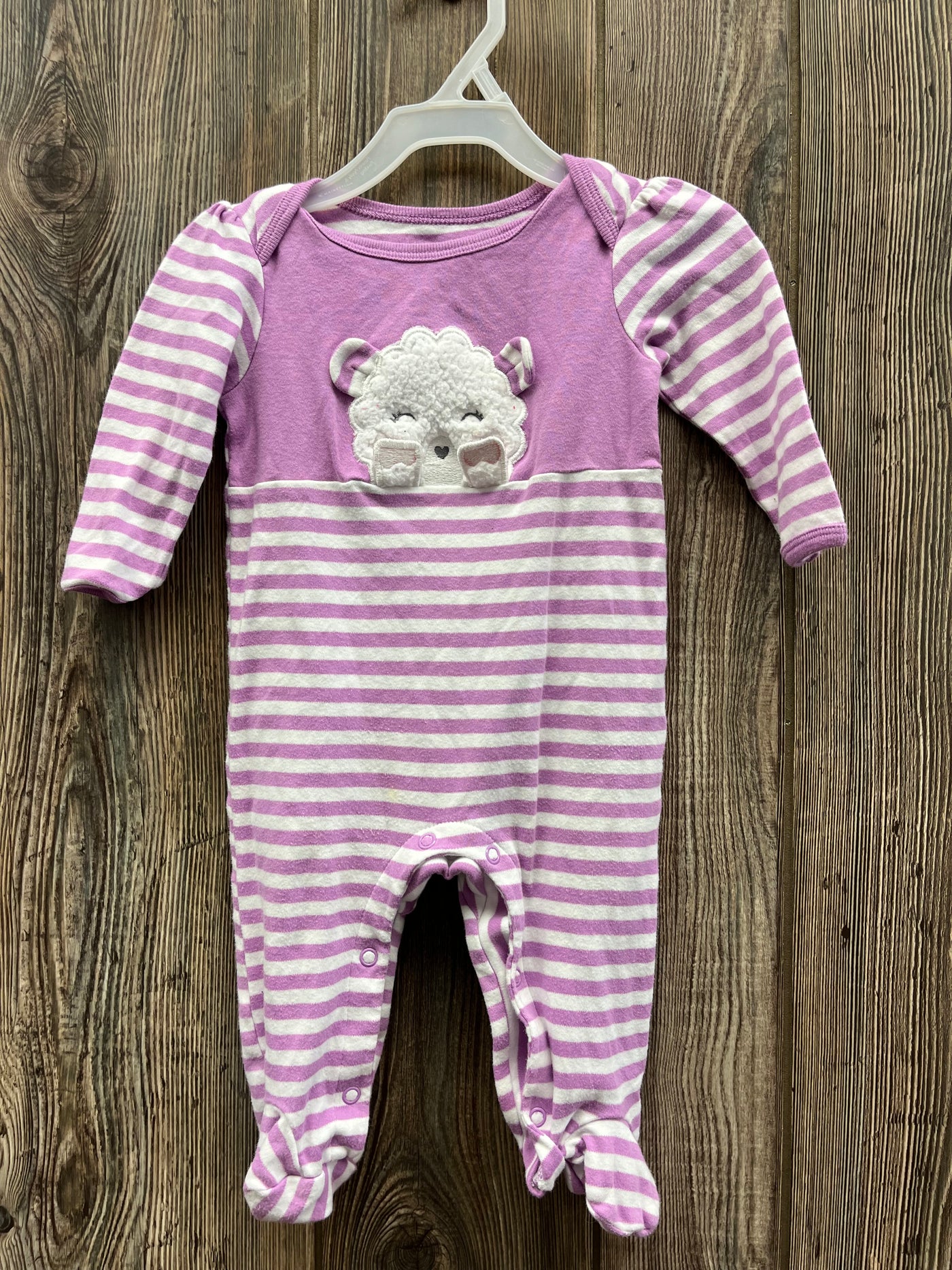 Girl 6-9 mo Purple Sheep Outfit