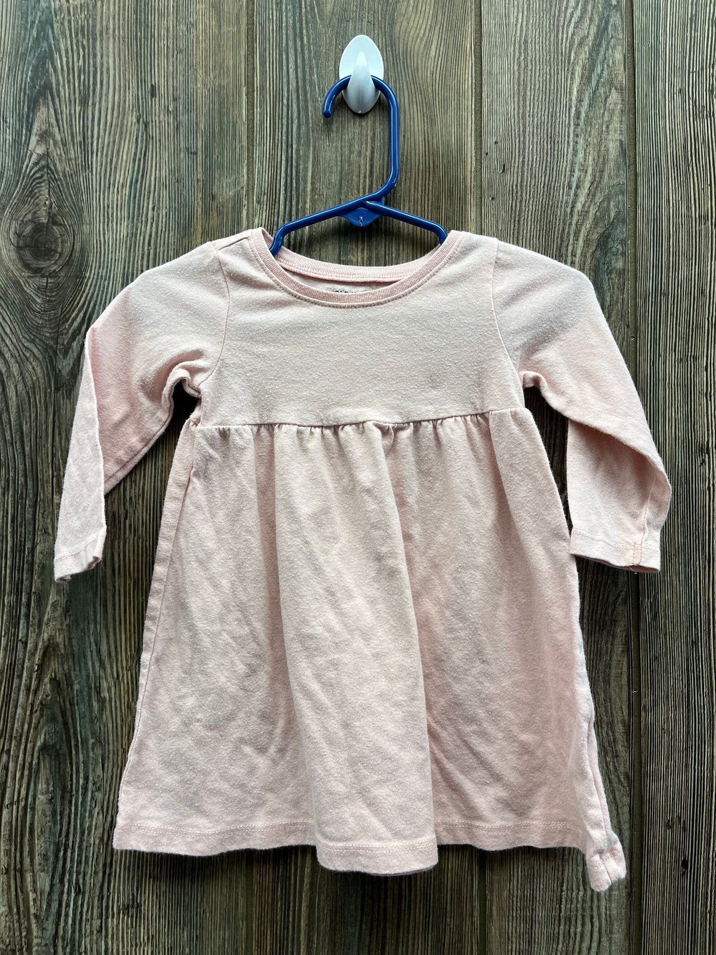 Girl 6-12 mo Pink Long Sleeve Dress