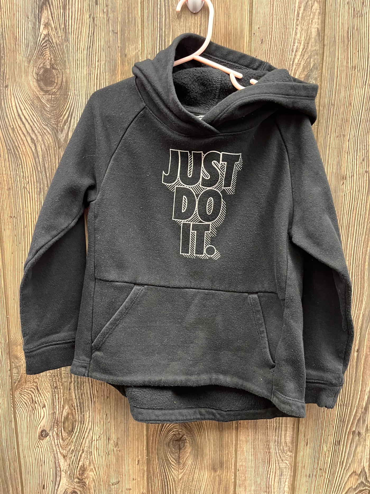 Girls 6x Black Nike Hoodie Just Do It