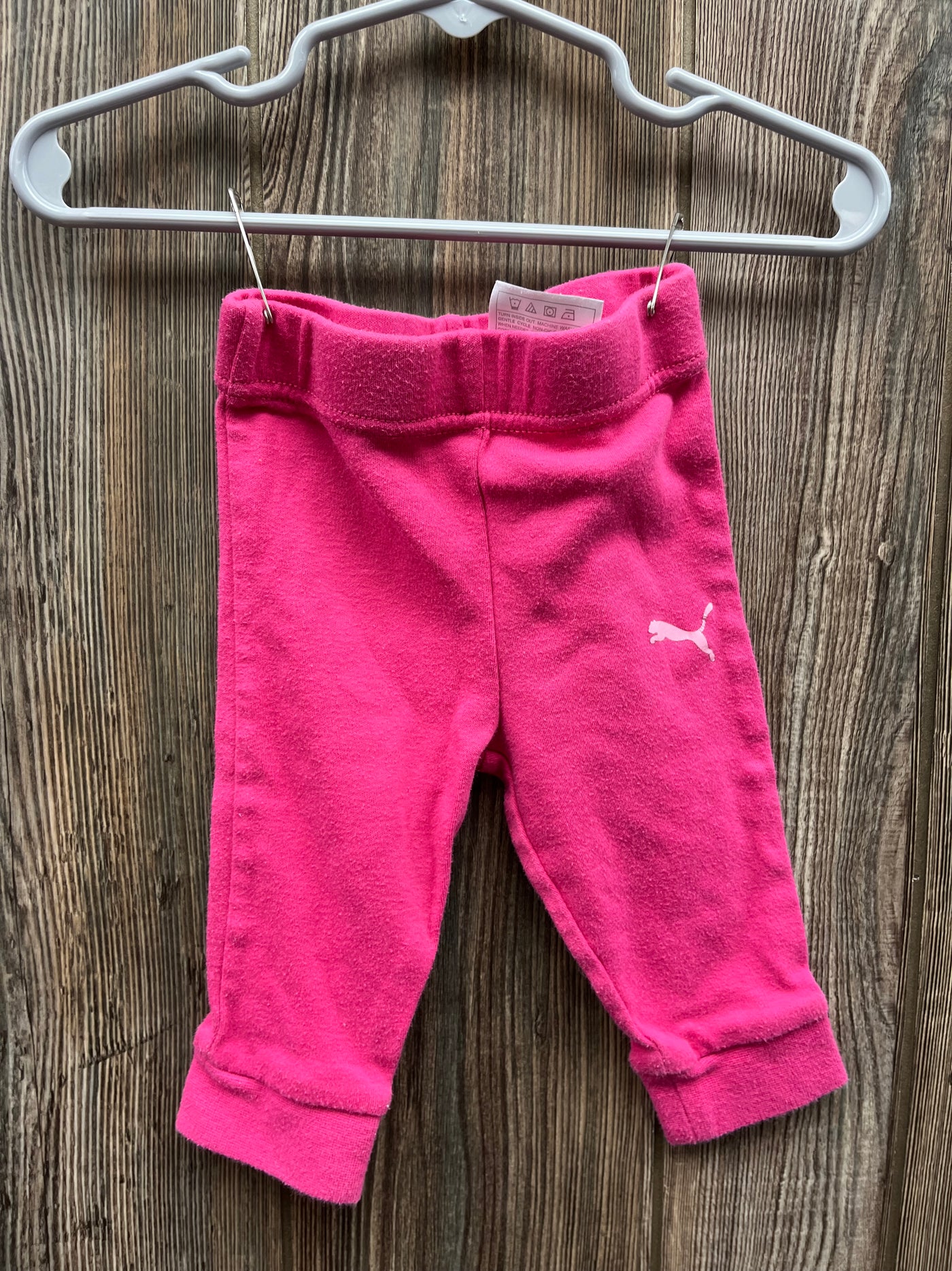 Girl 3-6 mo Pink Puma Sweatpants Pants