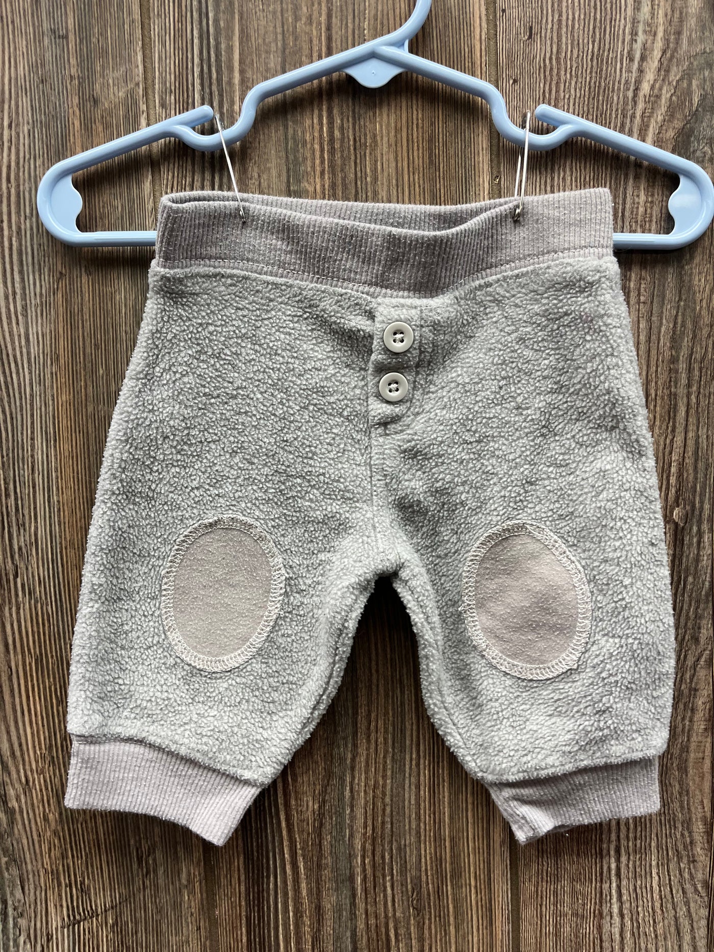 Boys 3 mo Gray Sweatpants with Knee Patches