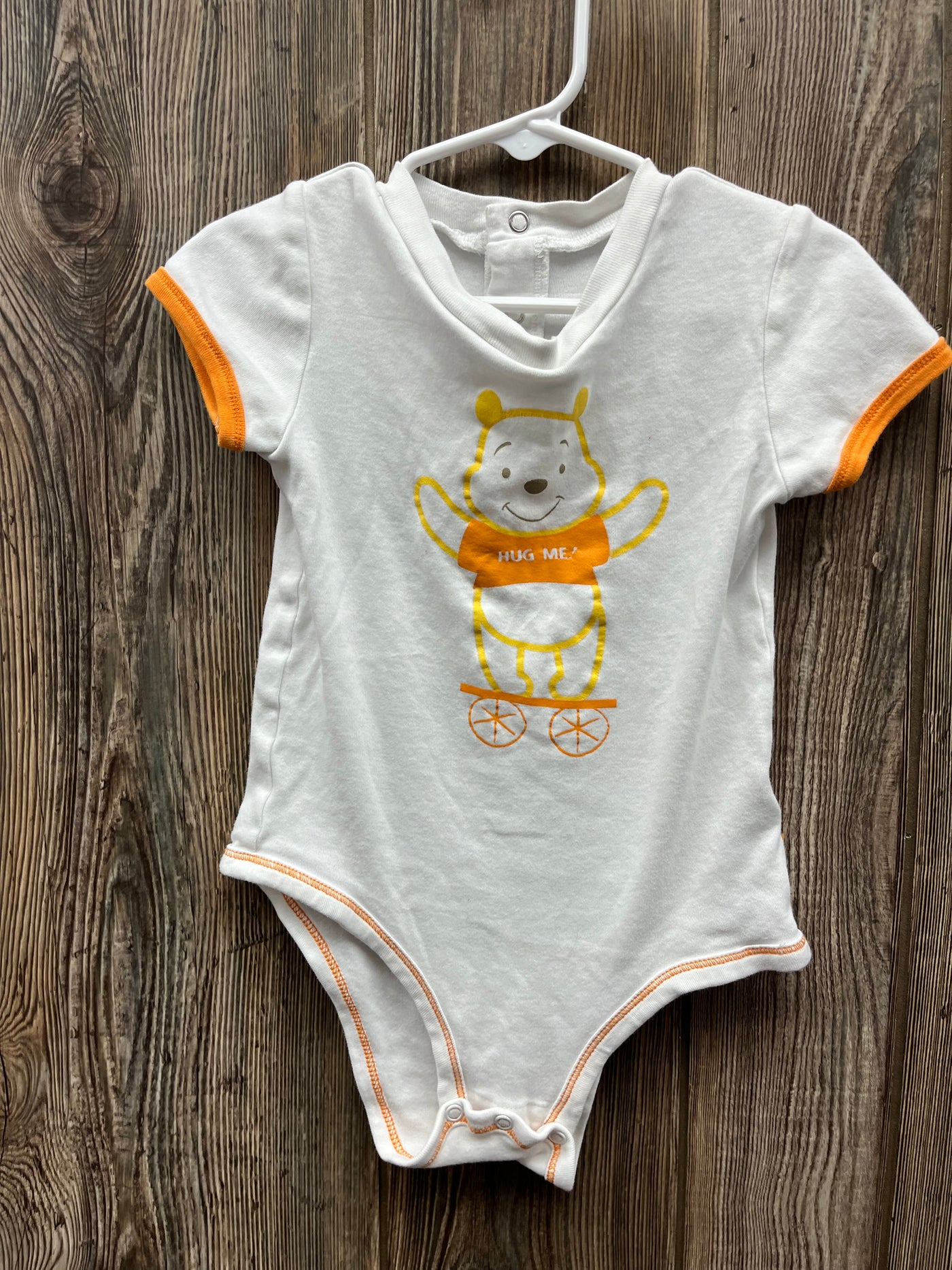 Girl 24 mo White Onesie with Winnie the Pooh