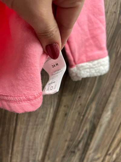 Girls 24 mo Pink Cat Hoodie