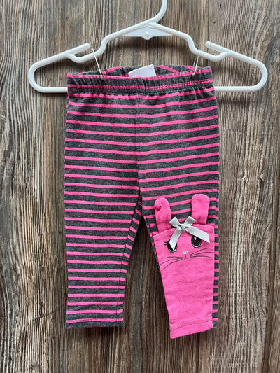 Girls 6-9 mo Pink Pants with Bunny