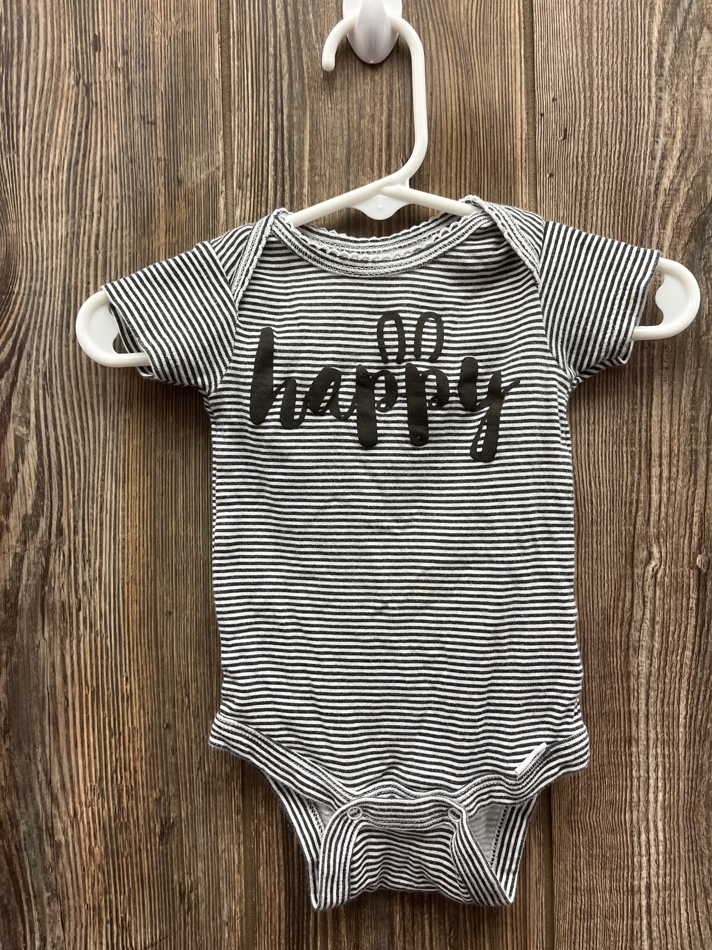 Girl 0-3 mo Happy Bunny Onesie