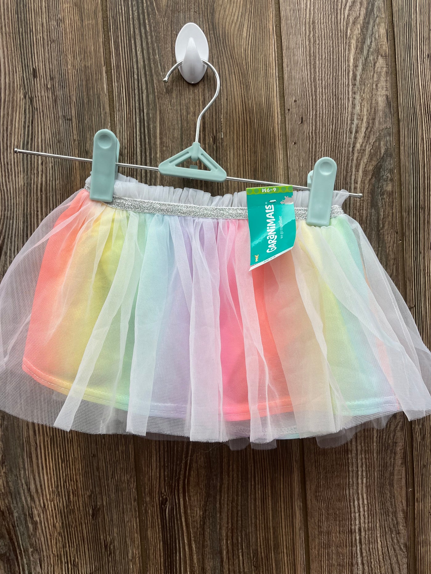 Girl 6-9 mo NEW Rainbow Skirt