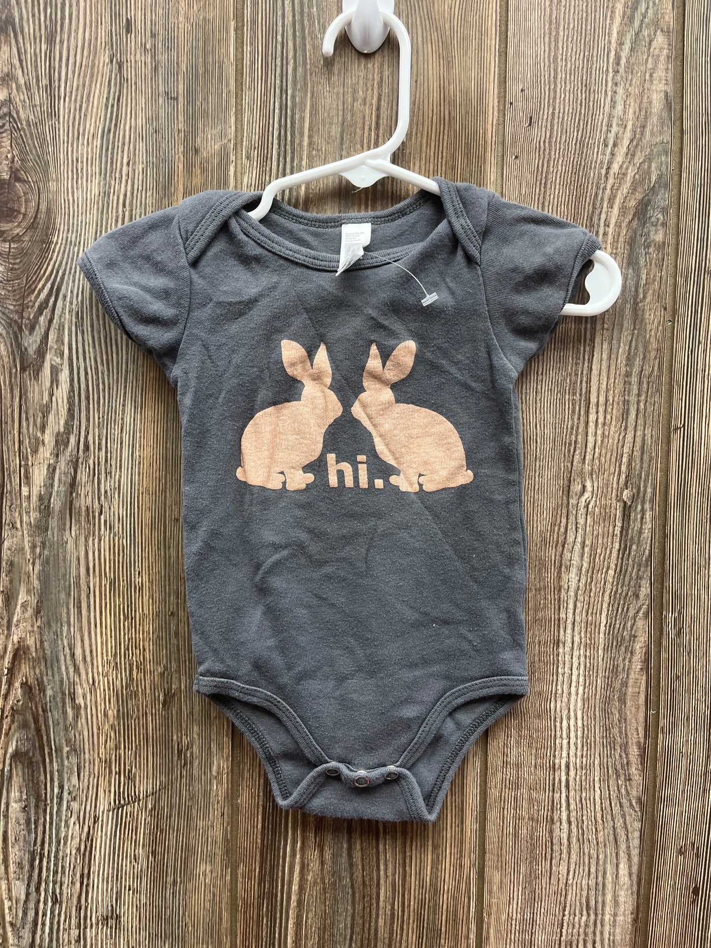 Girl 3-6 mo Hi Bunny Onesie