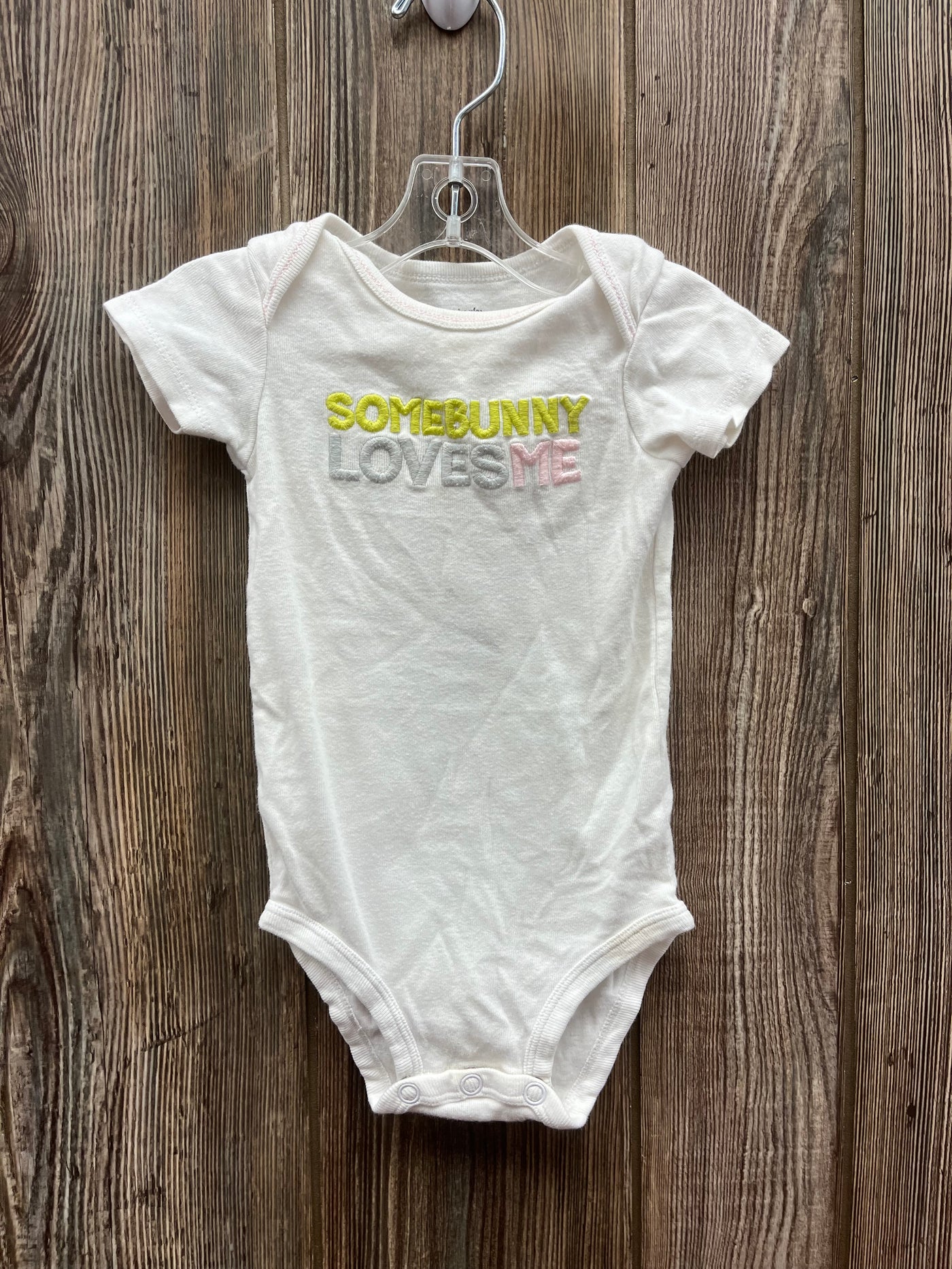 Girl 3 mo Some Bunny Loves Me Onesie