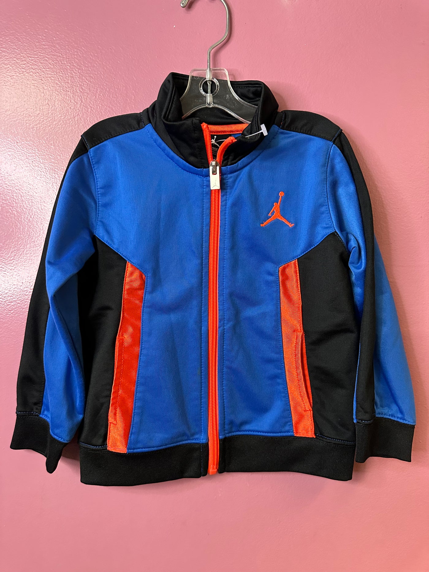 Boys 24 mo Blue Orange Air Jordan Jacket