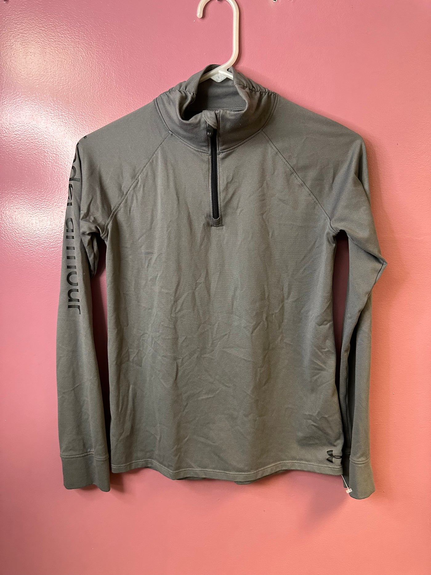 Boys Youth XLarge Gray Long Sleeve Under Armor