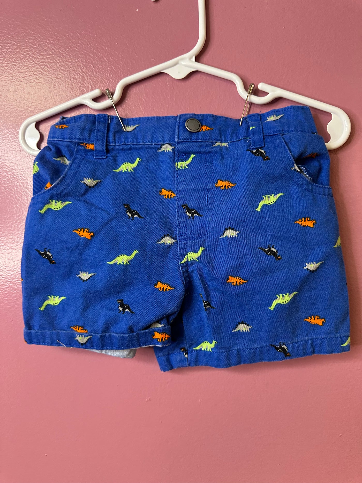 Boys 18mo Blue Dino Shorts