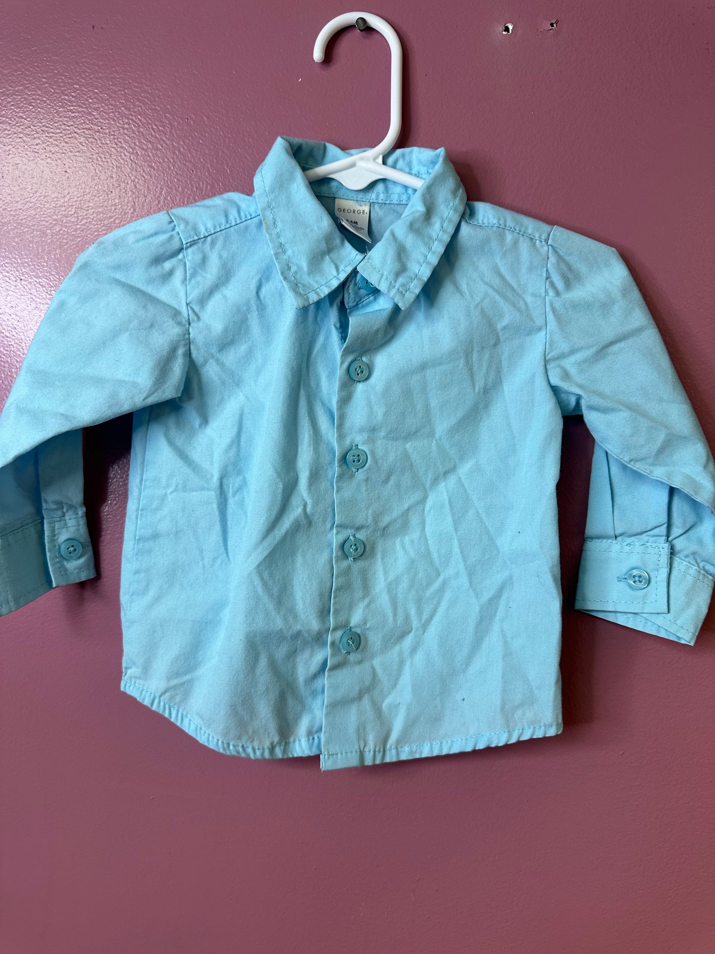 Boys 3-6month Mint Dress Shirts