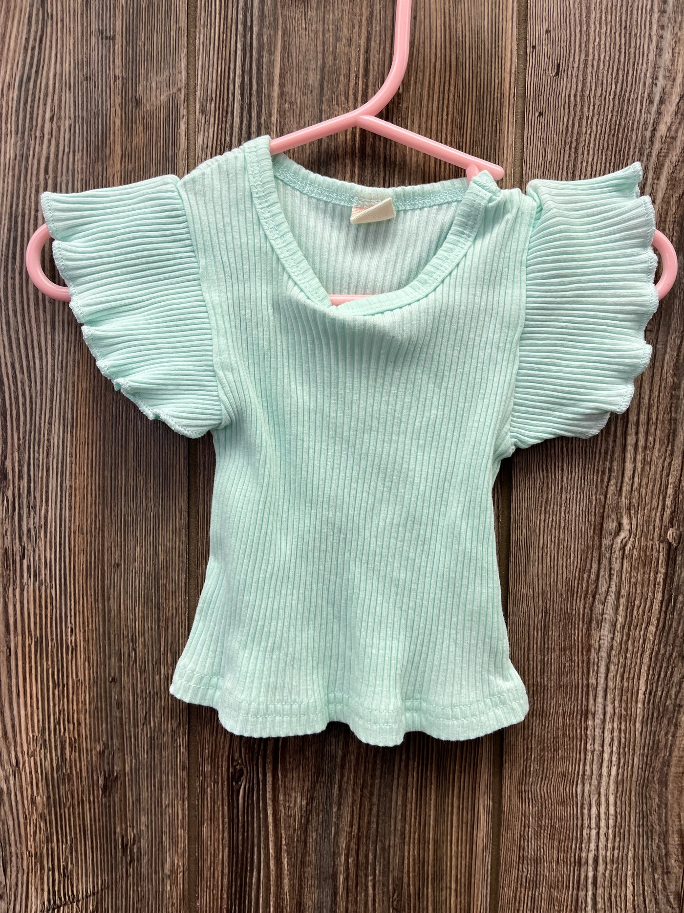 Girl Mint Green Boutique 62 Short Sleeve Top