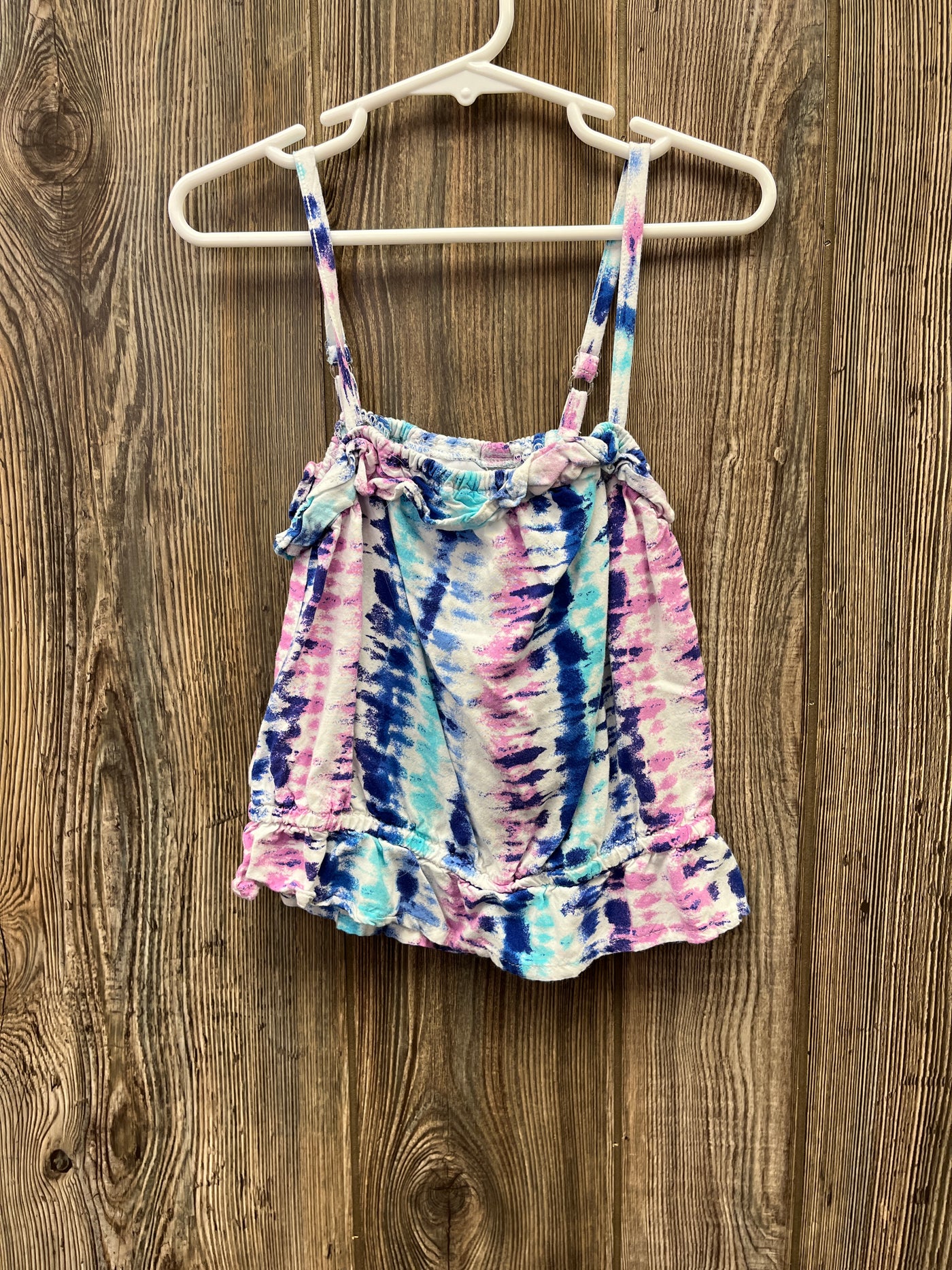 Girls  7/8 Tye Dye Spaghetti Strap Top