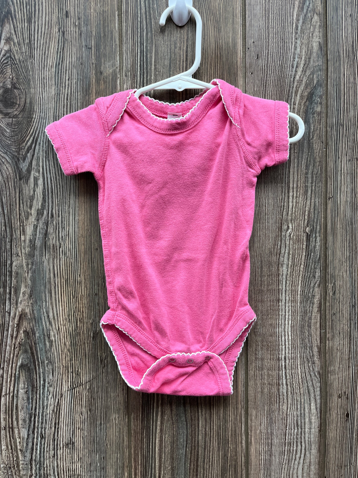 Girl 6 mo Pink Onesie