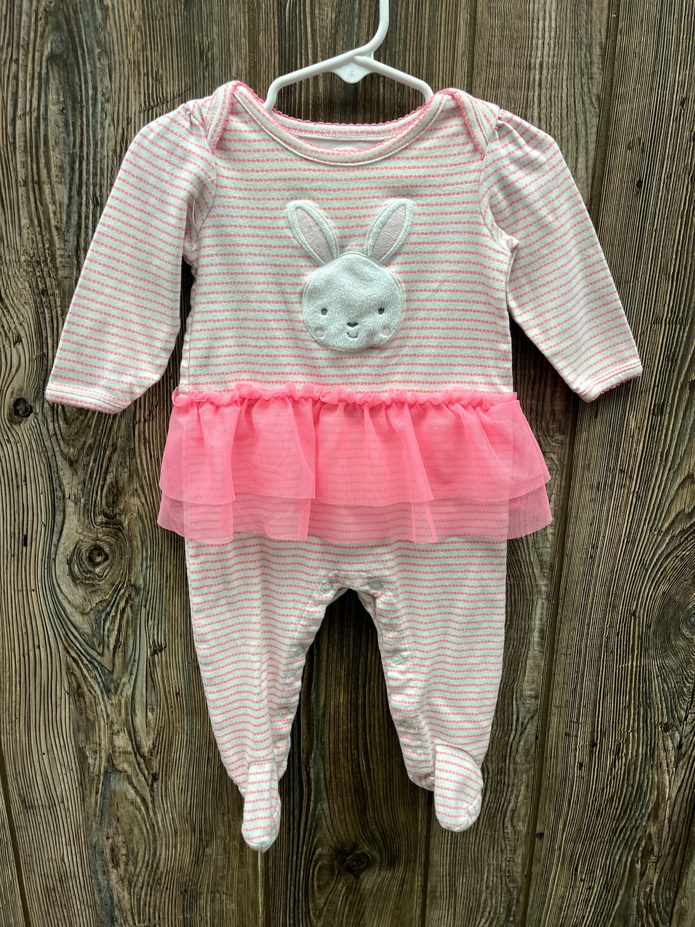 Girls 9 mo Bunny with Pink Skirt Outfit