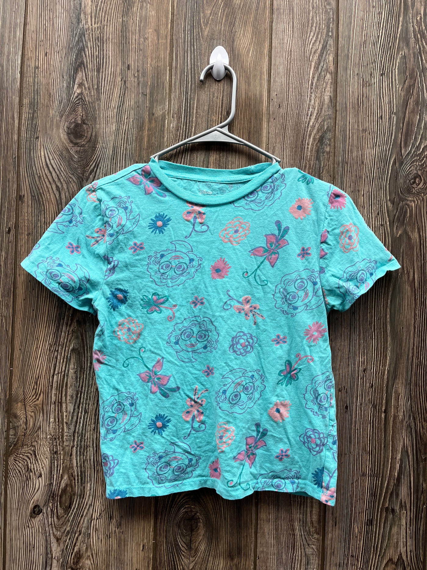 Girls 8 Blue Short Sleeve Encanto Shirt