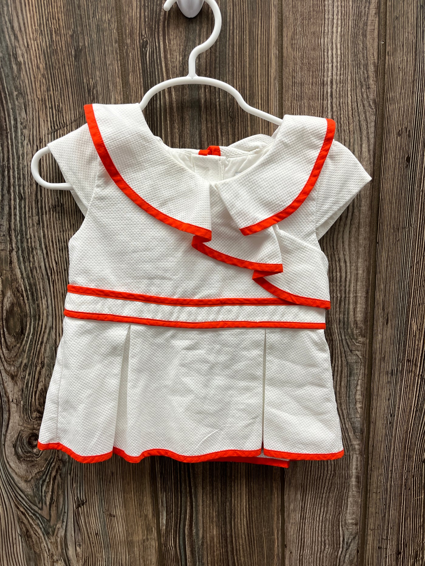 Girls 2T White Short Sleeve Janie and Jack Top