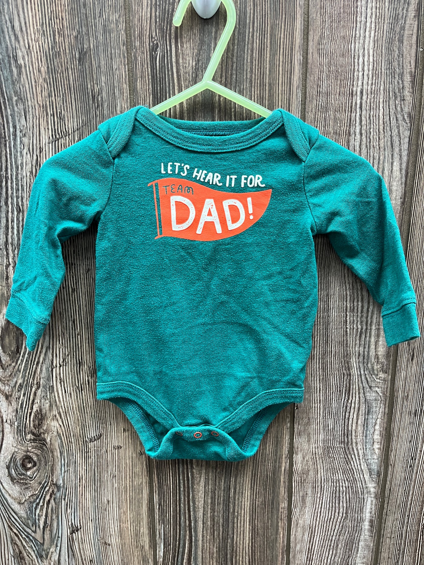 Boys 0-3 mo Lets Hear It For Dad Onesie