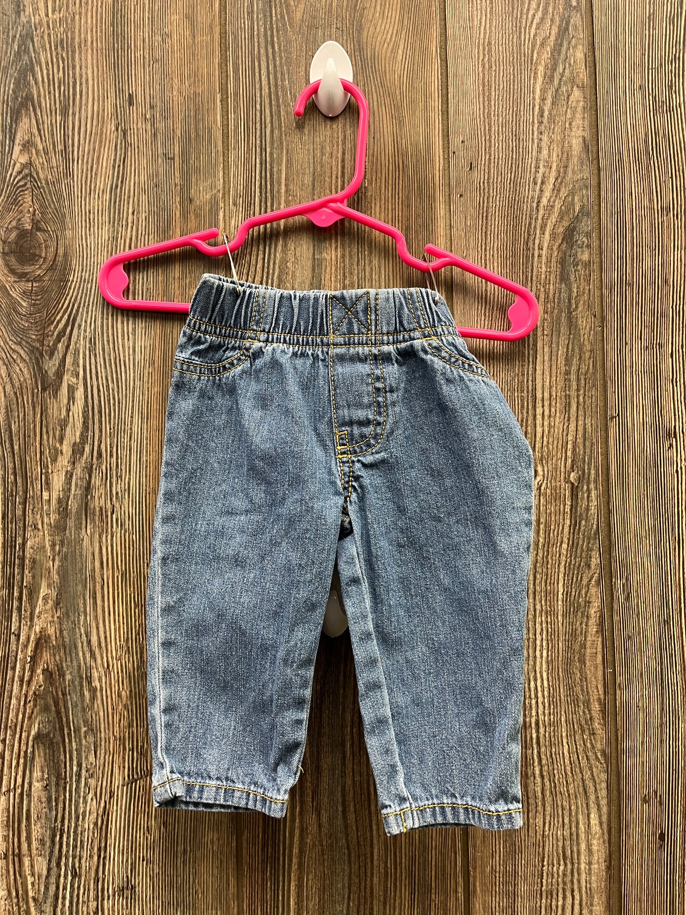 Boys 6 mo Blue Pull On Jeans