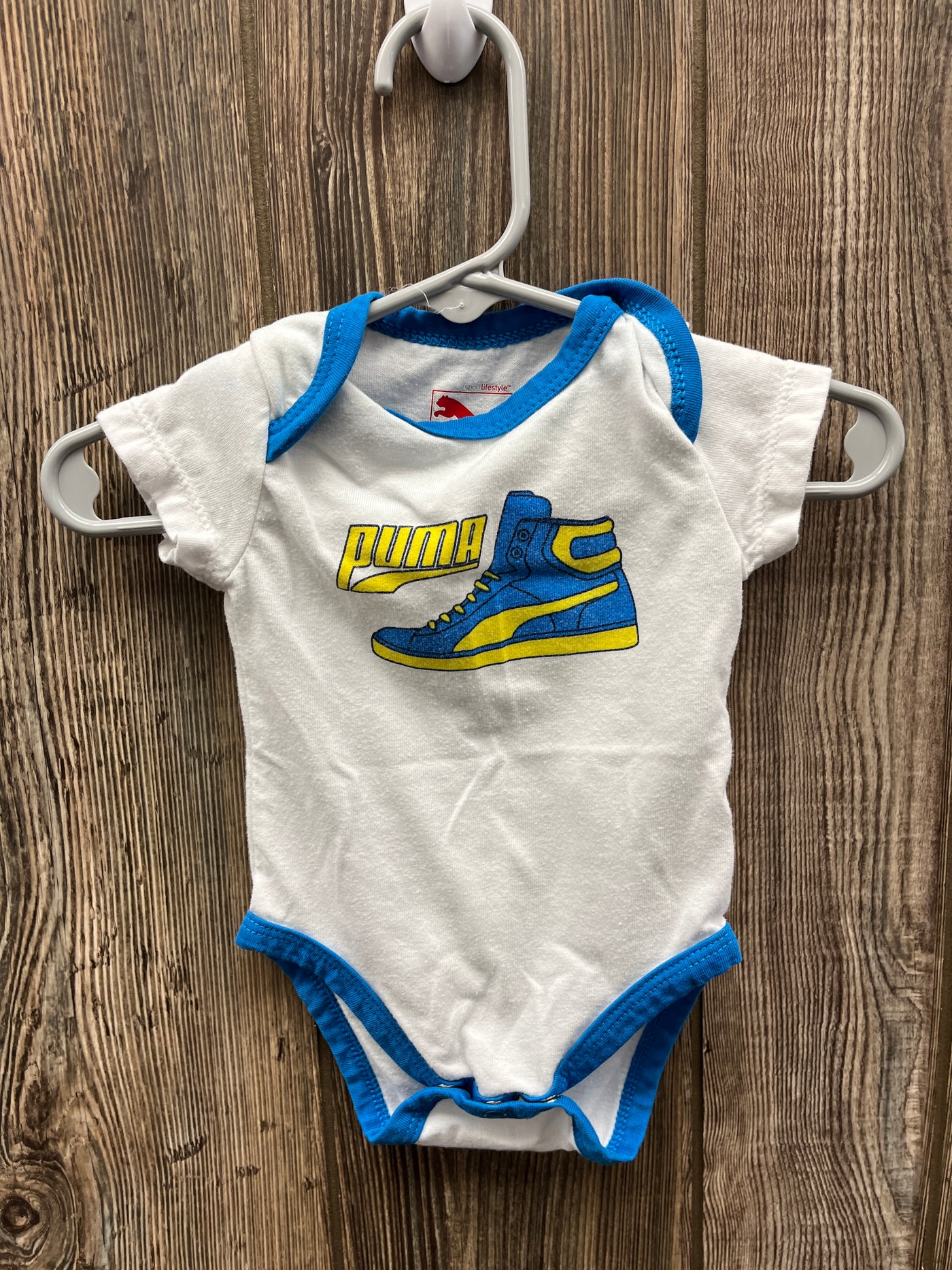 Boys 0-3 mo Puma Onesie with Shoe