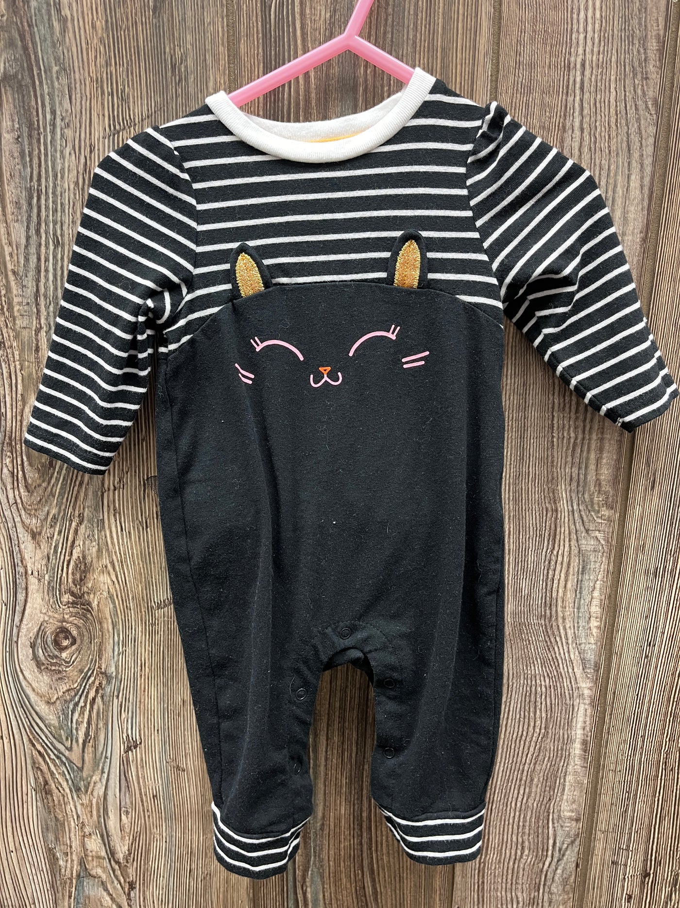 Girl 0-3 mo Black Cat Outfit