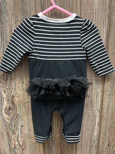 Girl 0-3 mo Black Cat Outfit