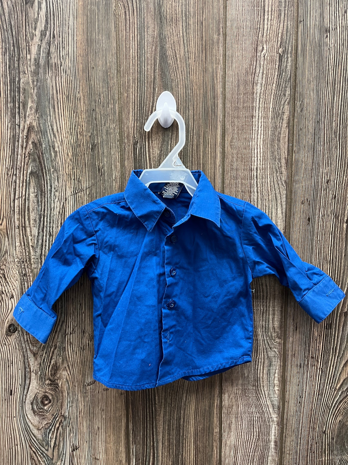 Boys 12 mo Blue Button-Down Shirt