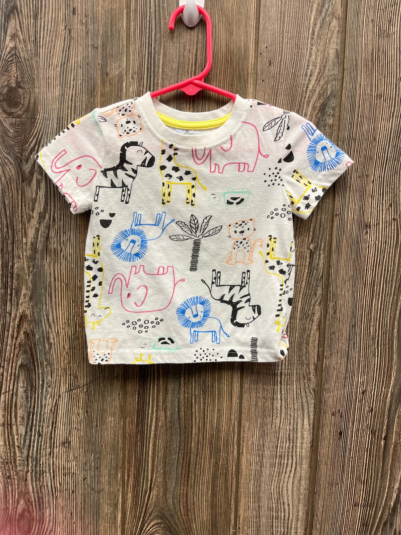 Boys 12 mo Zoo Animals Short Sleeve Shirt