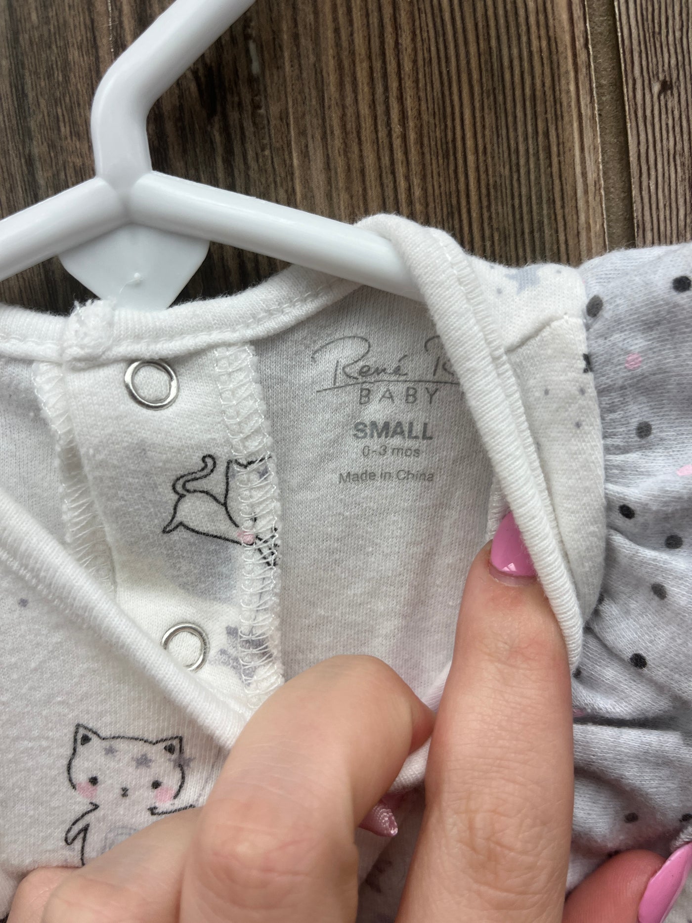 Girl 0-3 mo Cat Romper